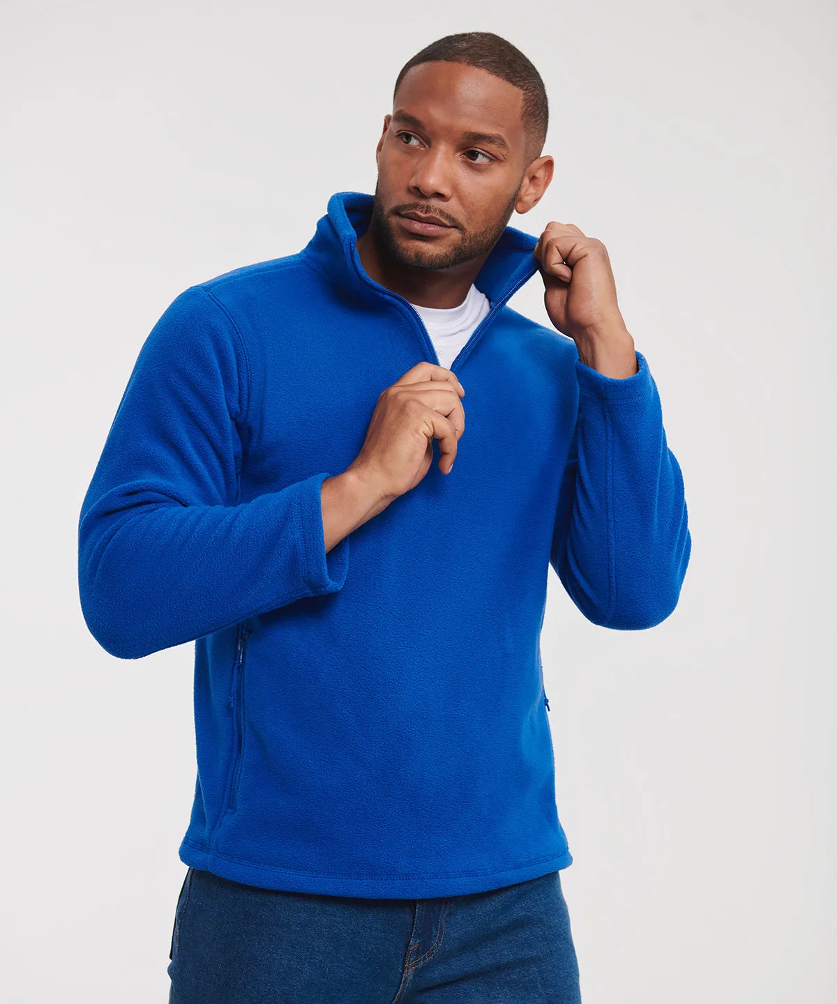 -zip outdoor fleece | Bright Royal