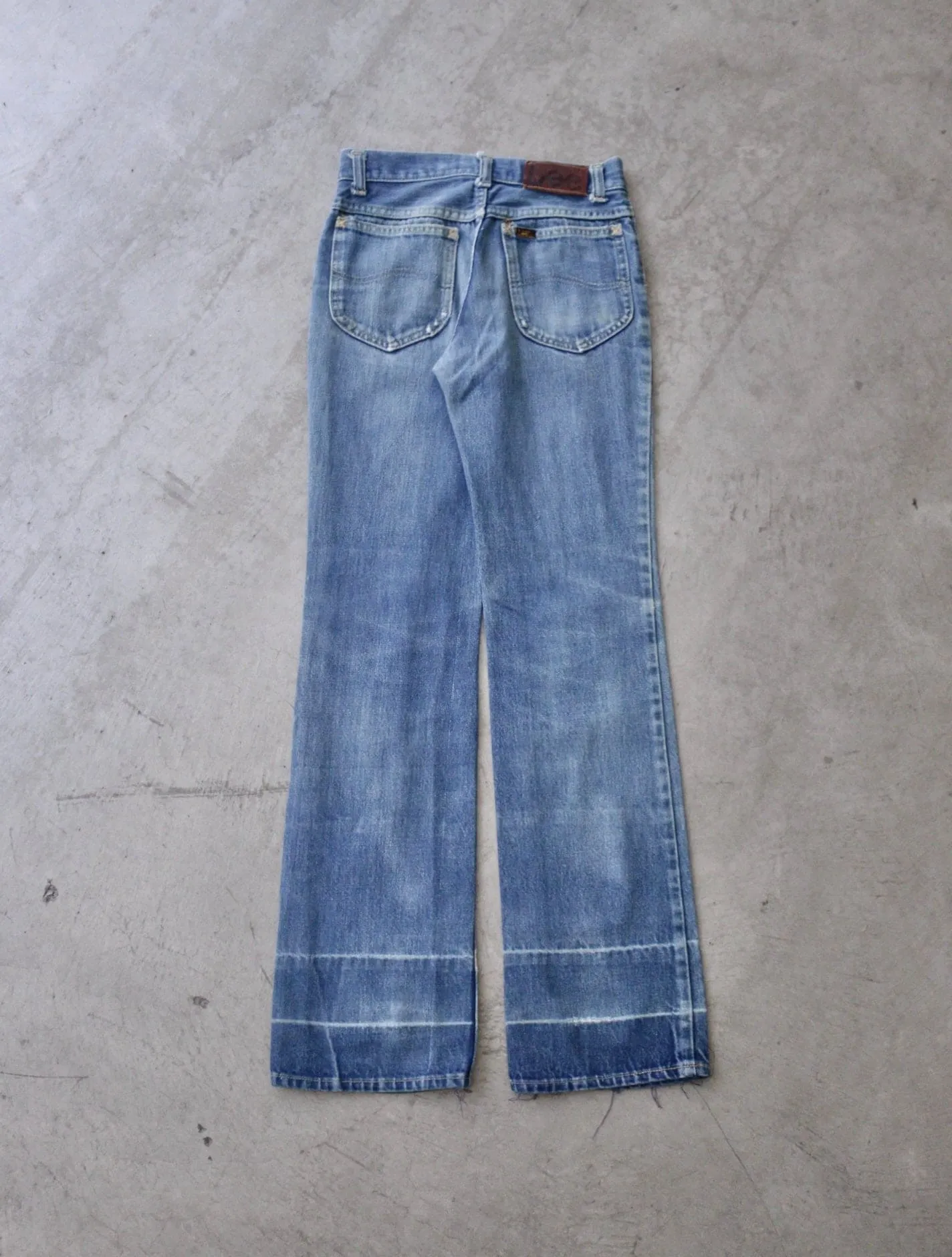 1990S FADED LEE FLARED DENIM PANTS