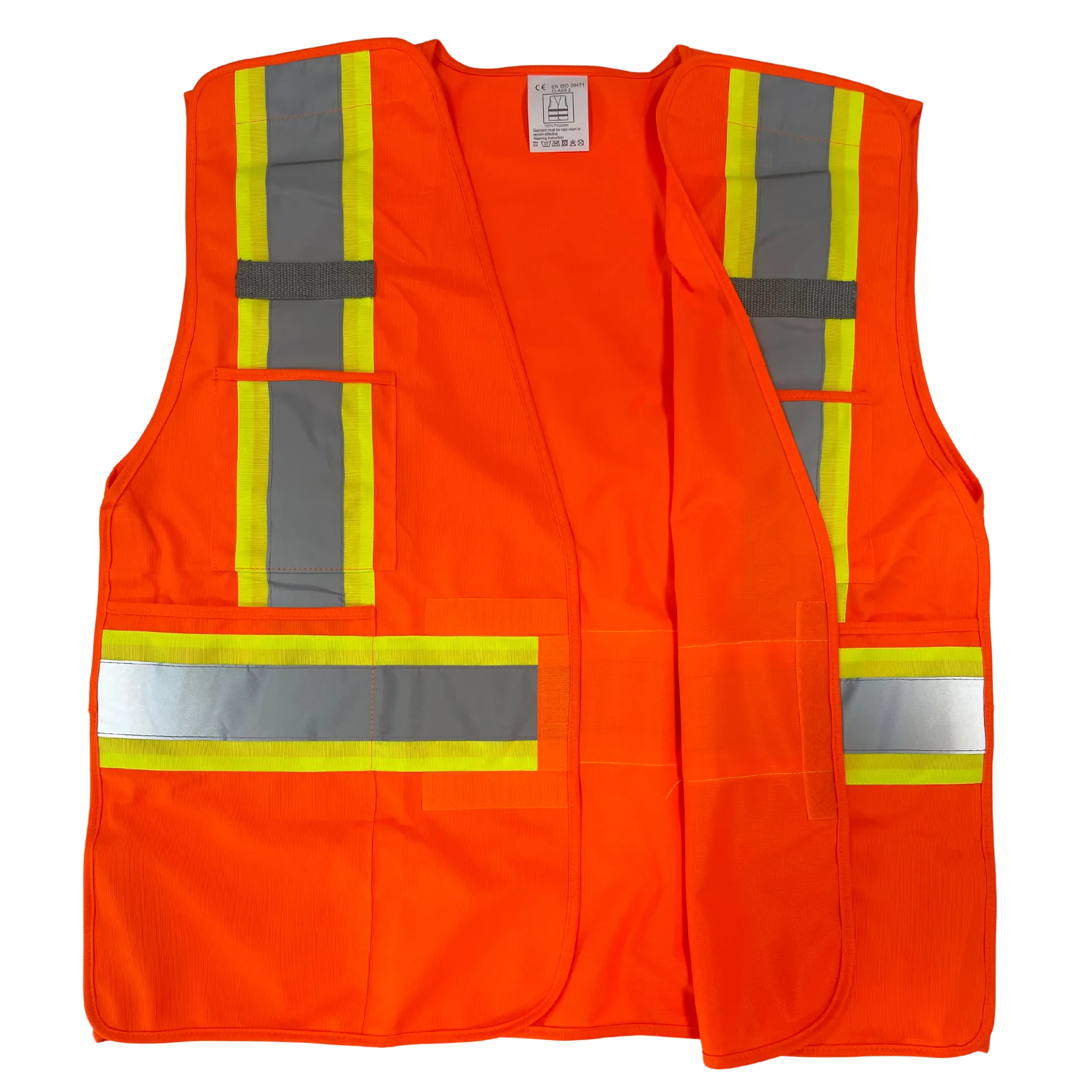 5-Point Breakaway Hi-Viz Safety Vest, Orange