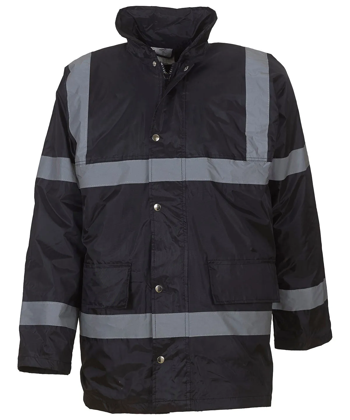 Black - Hi-vis security jacket (HVP301)