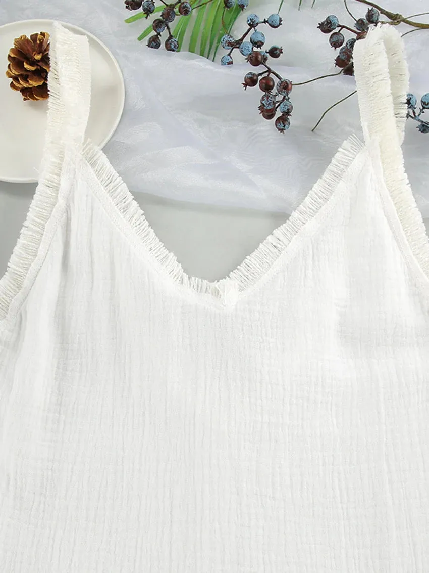 Cotton Cami Lounger Pajamas Dress