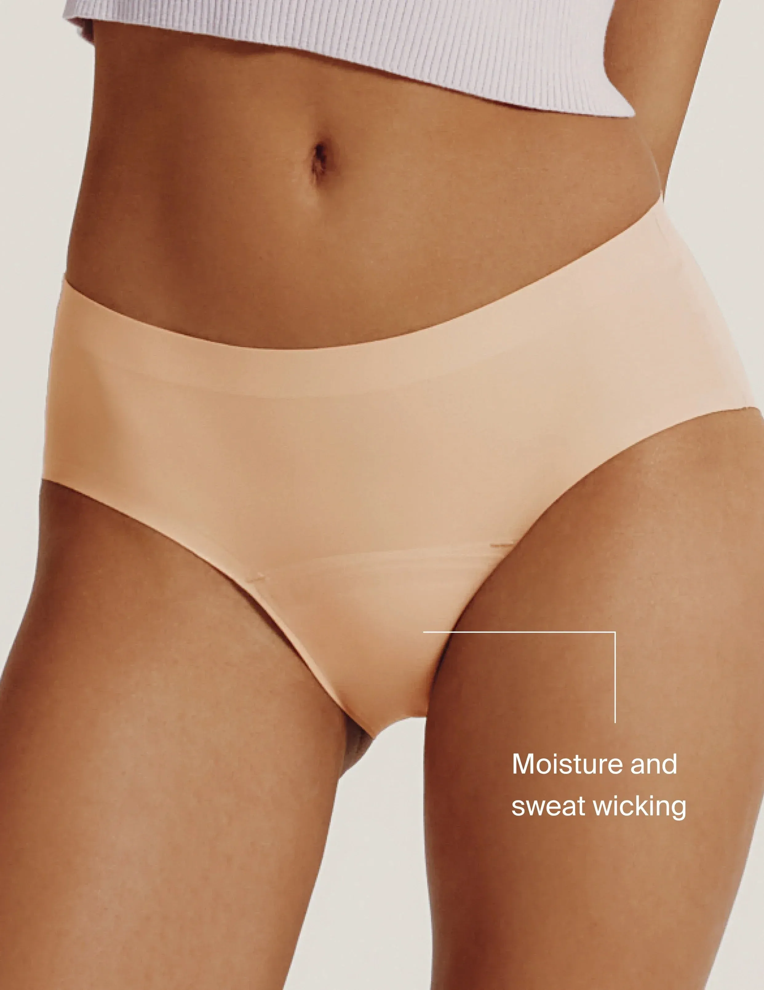 Leakproof UltraThin No-Show Underwear Boyshort (4-Pack Item)