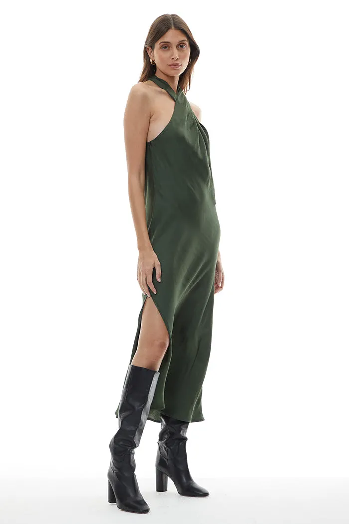 Manhattan Midi Dress // Dark Forest ~ NO RETURNS