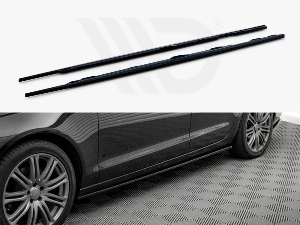 Maxton Design - SIDE SKIRTS DIFFUSERS V.2 AUDI A6 C7