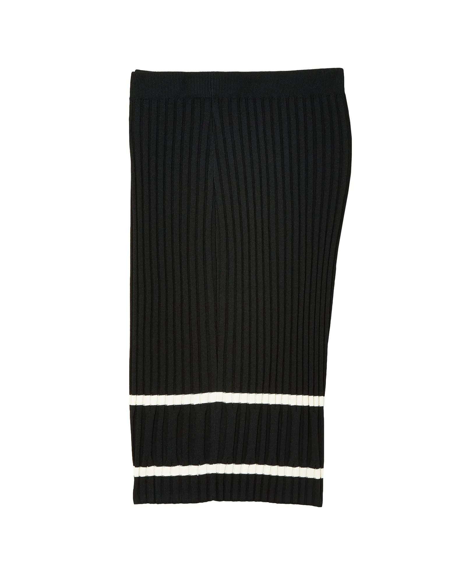 Orchid Knit Skirt | Black / White