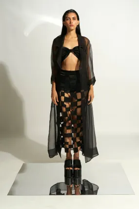 Peekaboo Skirt - Black