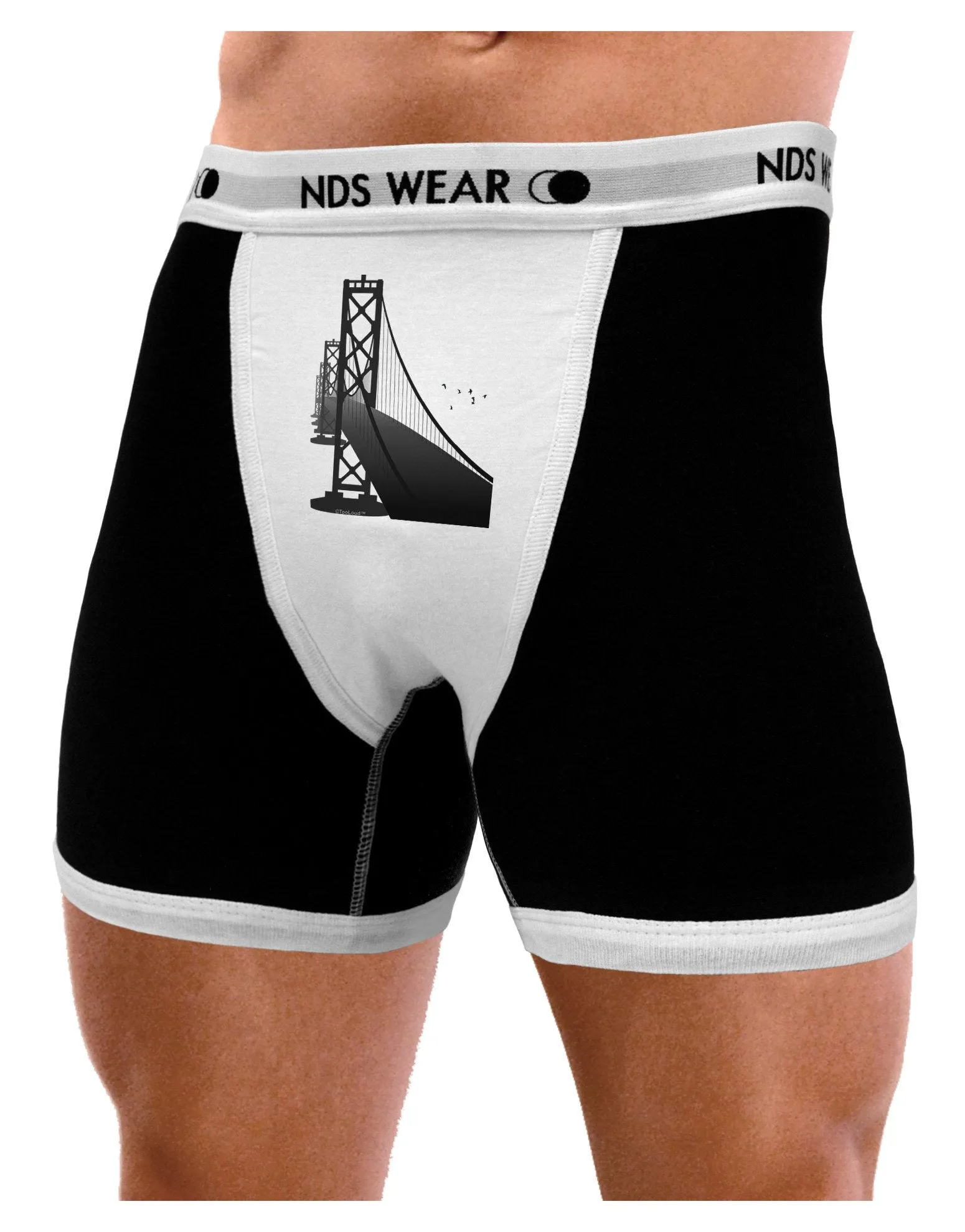 San Francisco Bay Bridge Mens Boxer Brief Underwear