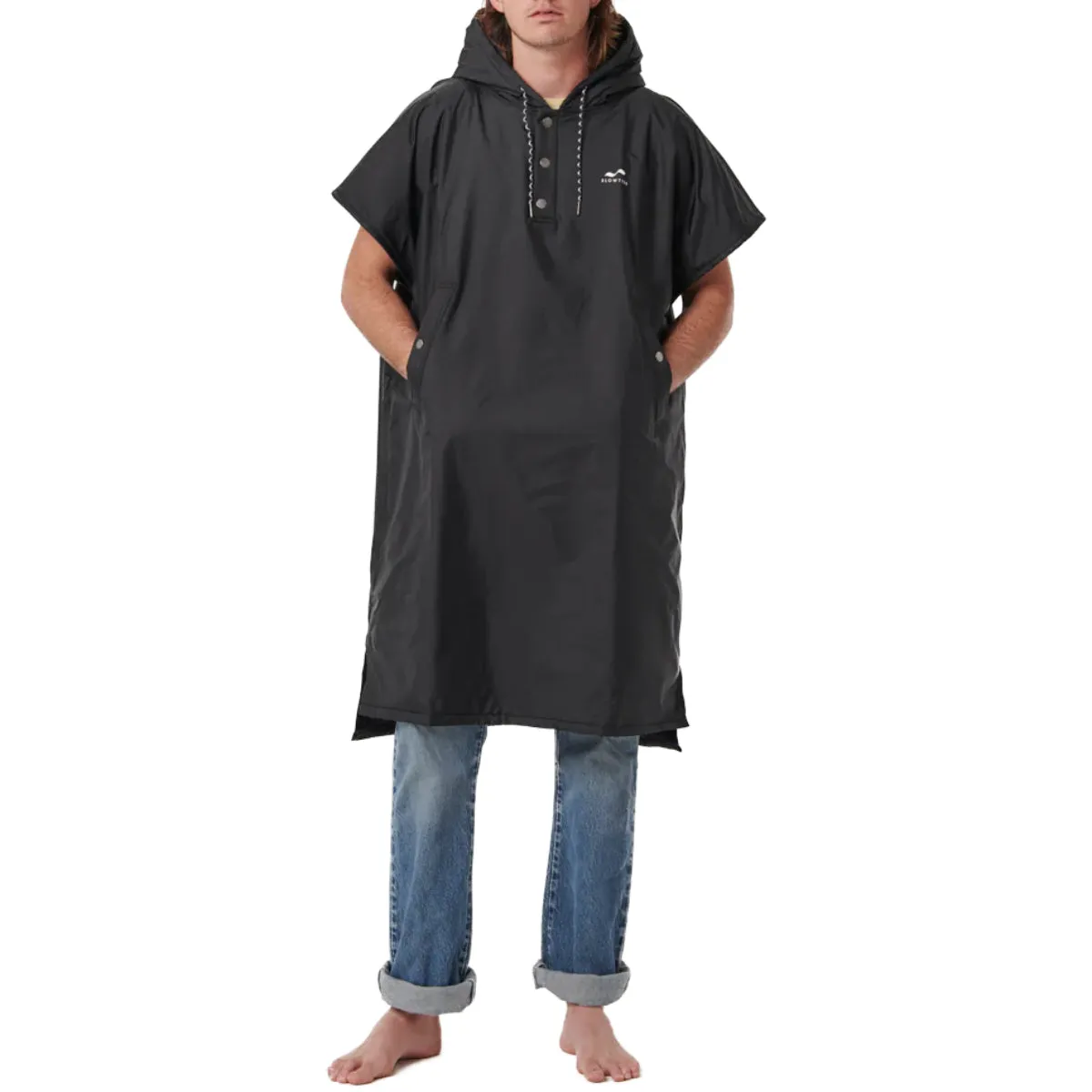 Slowtide Waterproof Hooded Jacket Changing Poncho