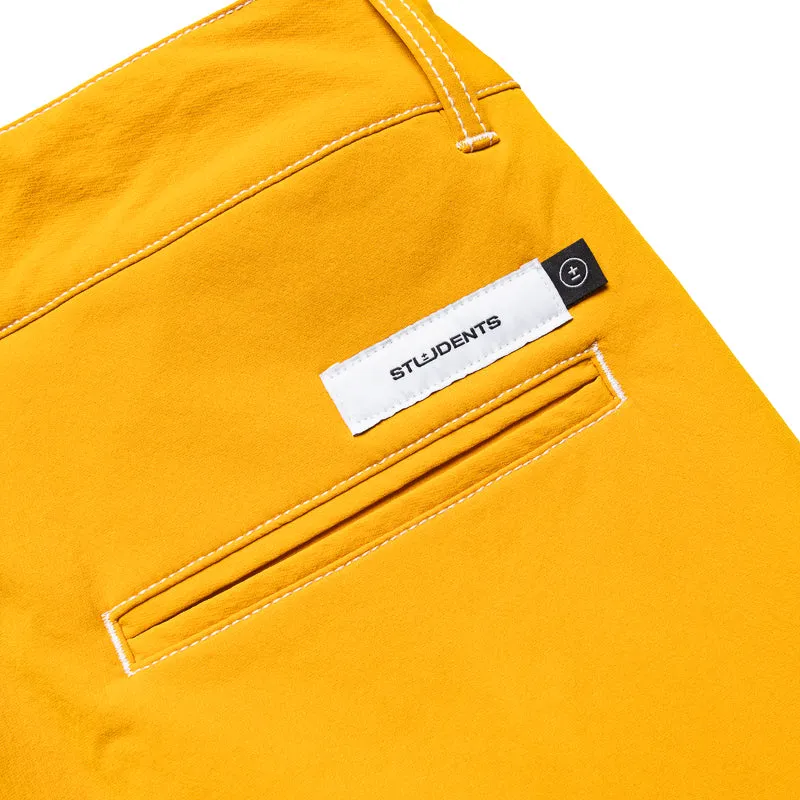Students Golf Cedric Nylon Cargo Pants - Mustard