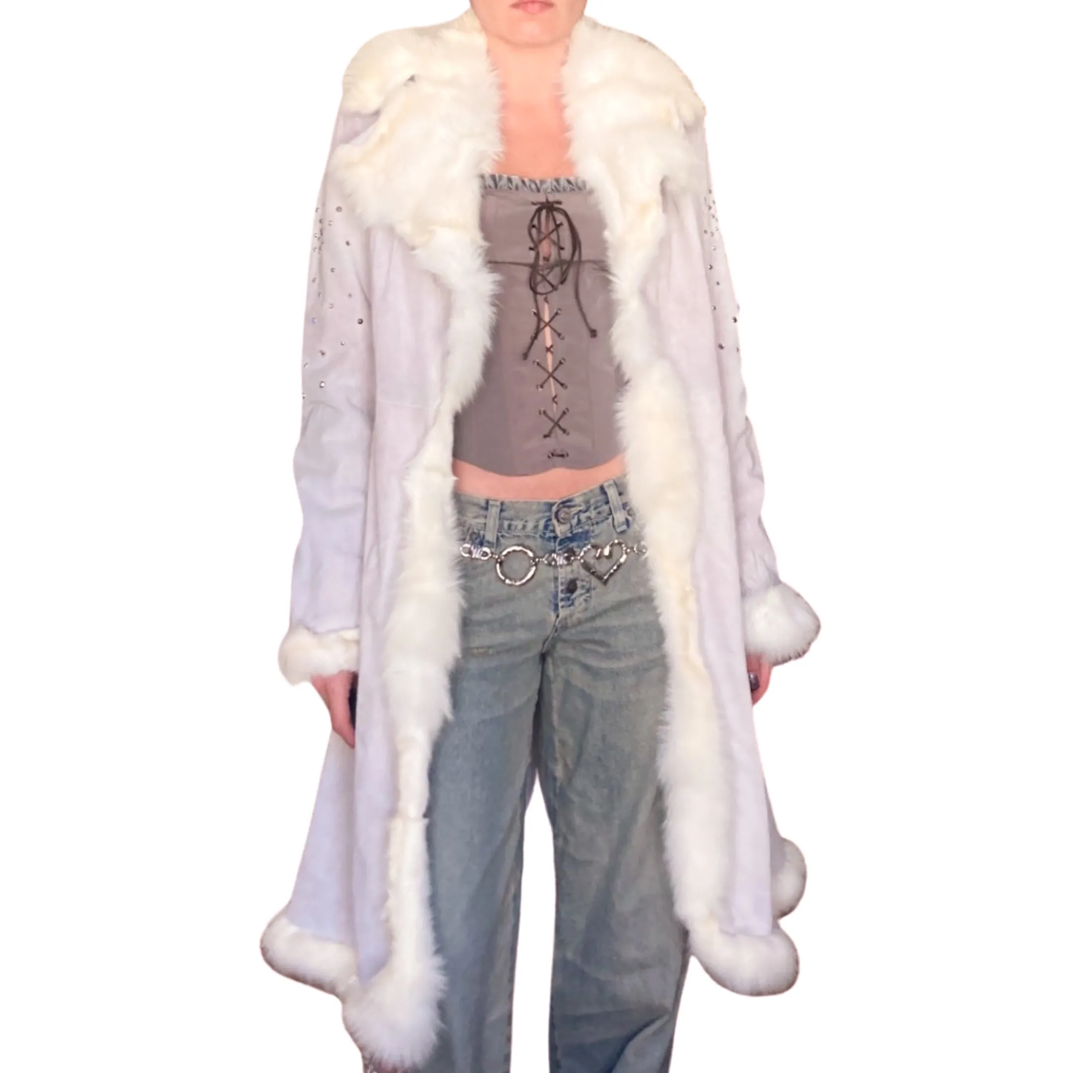 Thierry Mugler vintage penny lane coat