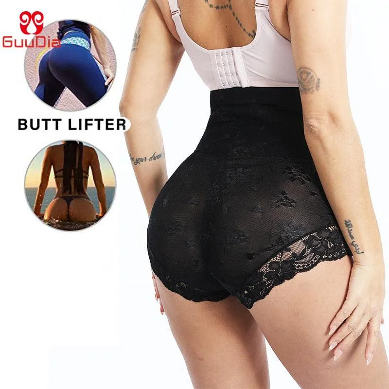 Trending Shaper Panties Sexy Lace Shapers Body Shaper with Zipper Double Control Panties Women Shapewear Sexy Lace Waist Trainer (FH)(FHW1)(1U31)(1U24)(TSP4)