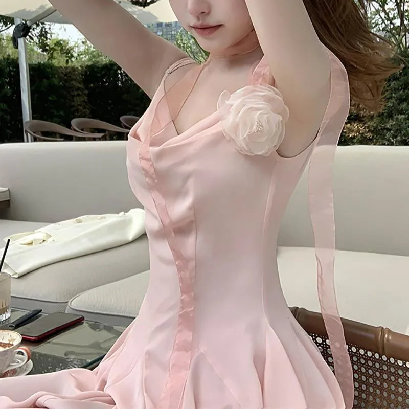 Uniwim avant garde dress to impress Summer Slim Fit Waist Slimming Dress Romantic Fairy Dress