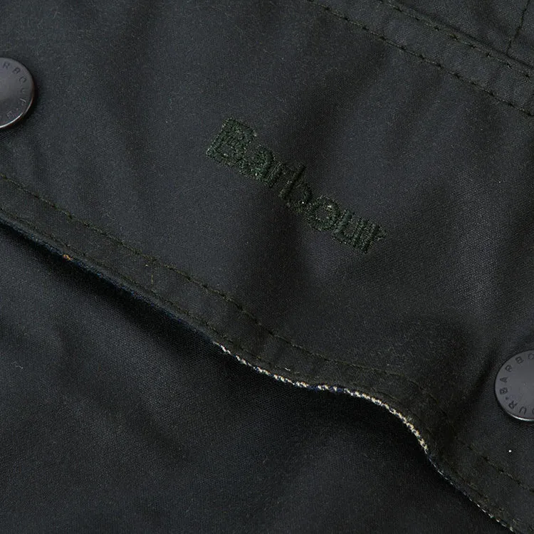 Women Beadnell Wax Jacket_SAGE