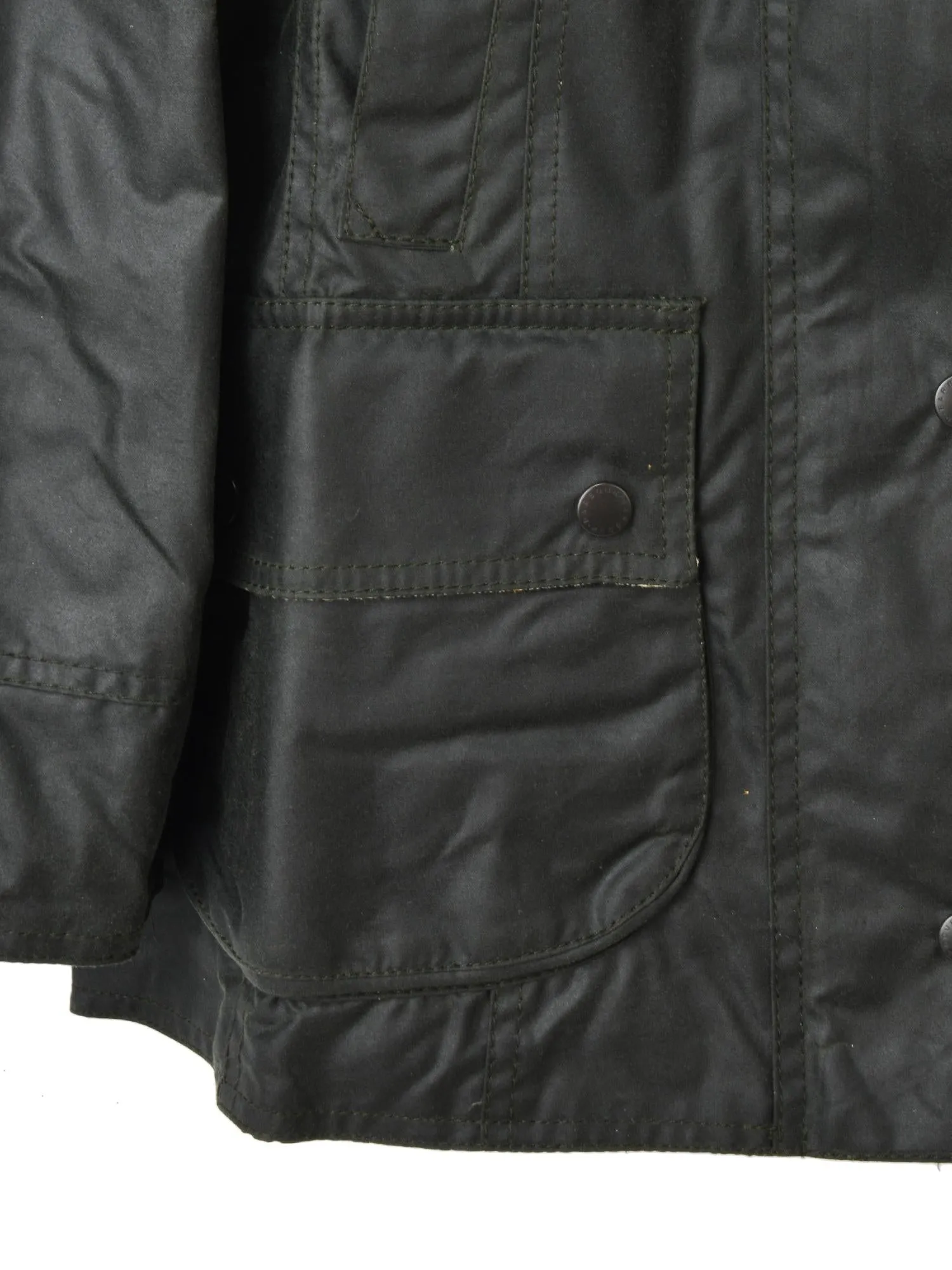 Women Beadnell Wax Jacket_SAGE