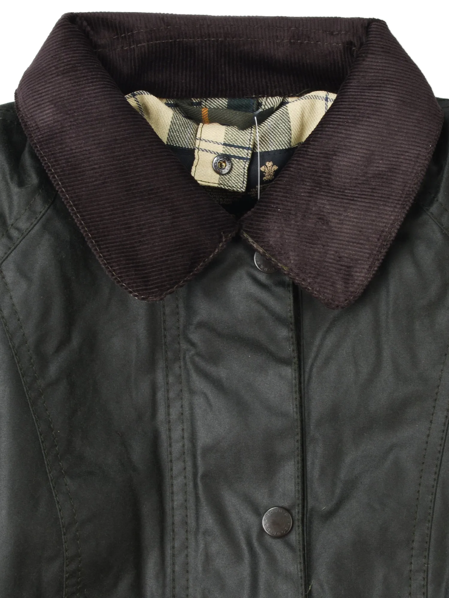 Women Beadnell Wax Jacket_SAGE