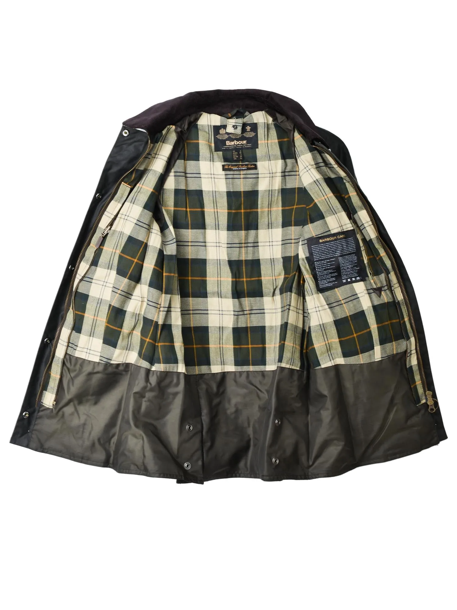 Women Beadnell Wax Jacket_SAGE