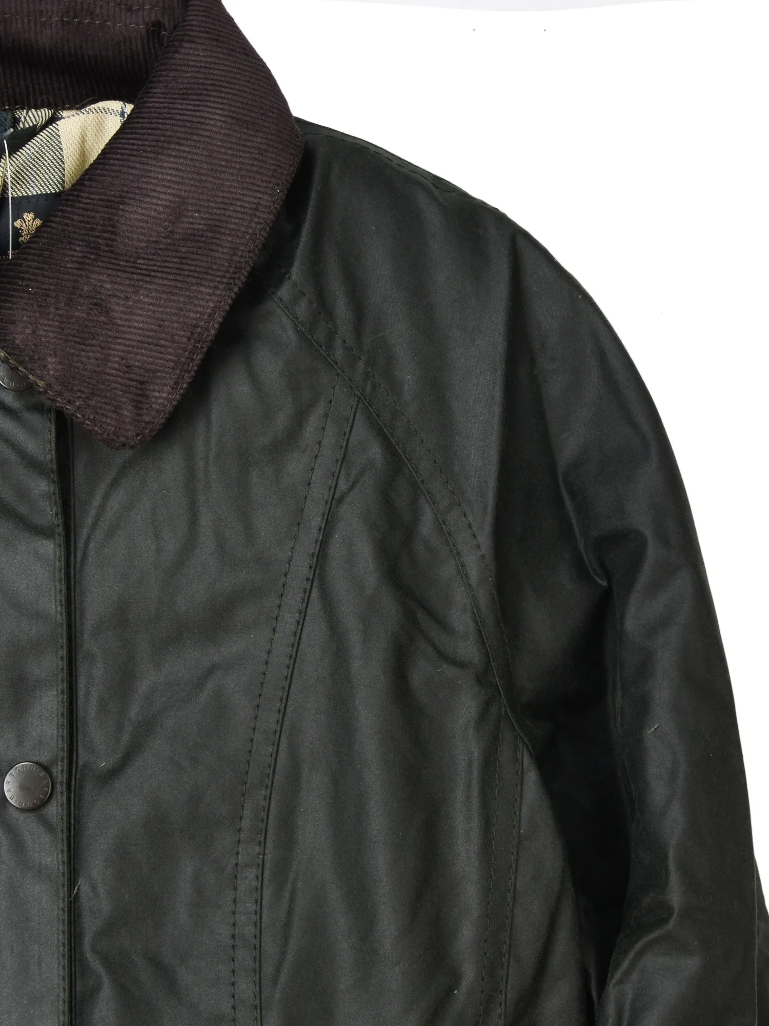 Women Beadnell Wax Jacket_SAGE
