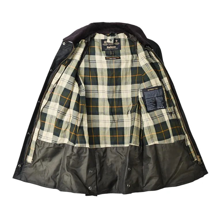 Women Beadnell Wax Jacket_SAGE