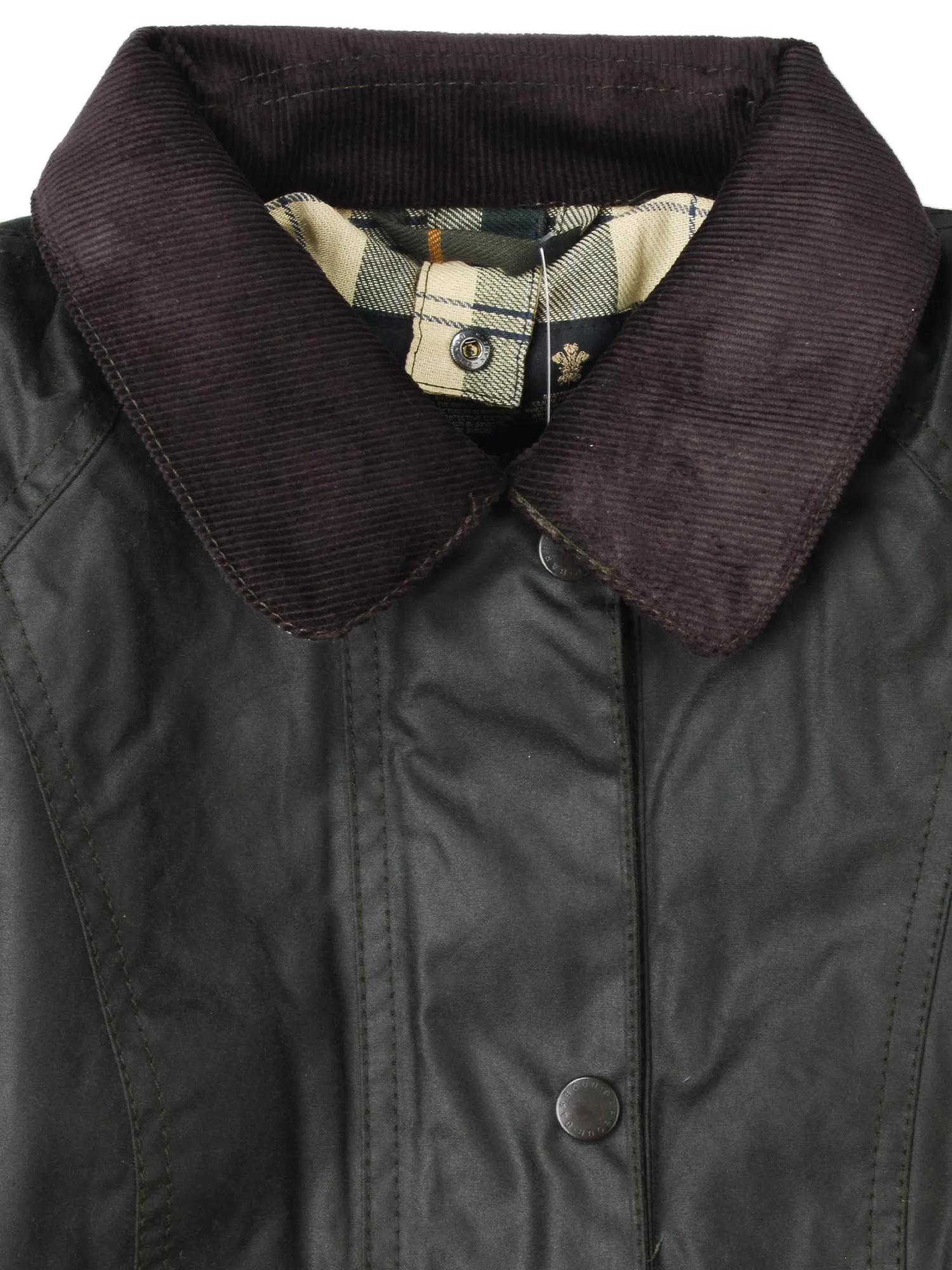 Women Beadnell Wax Jacket_SAGE