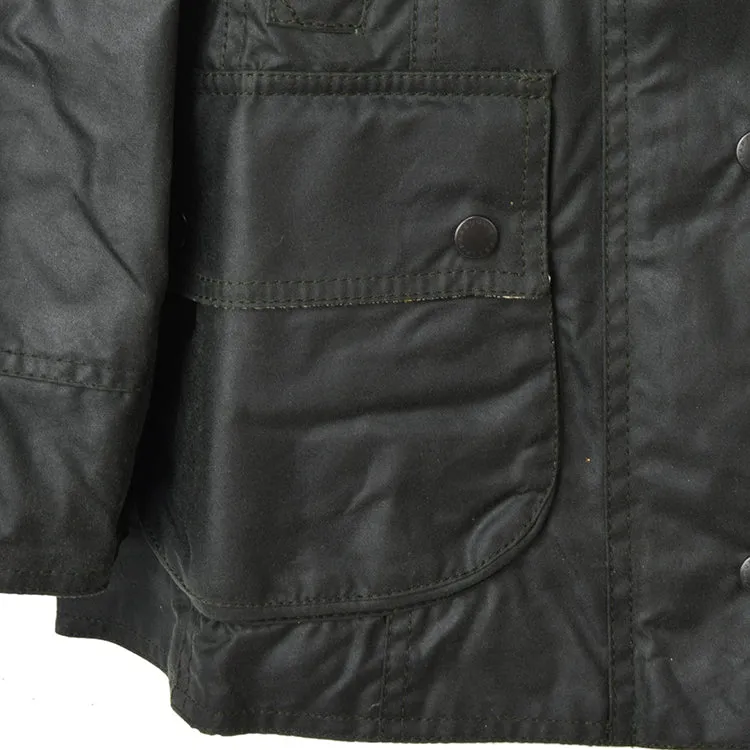 Women Beadnell Wax Jacket_SAGE