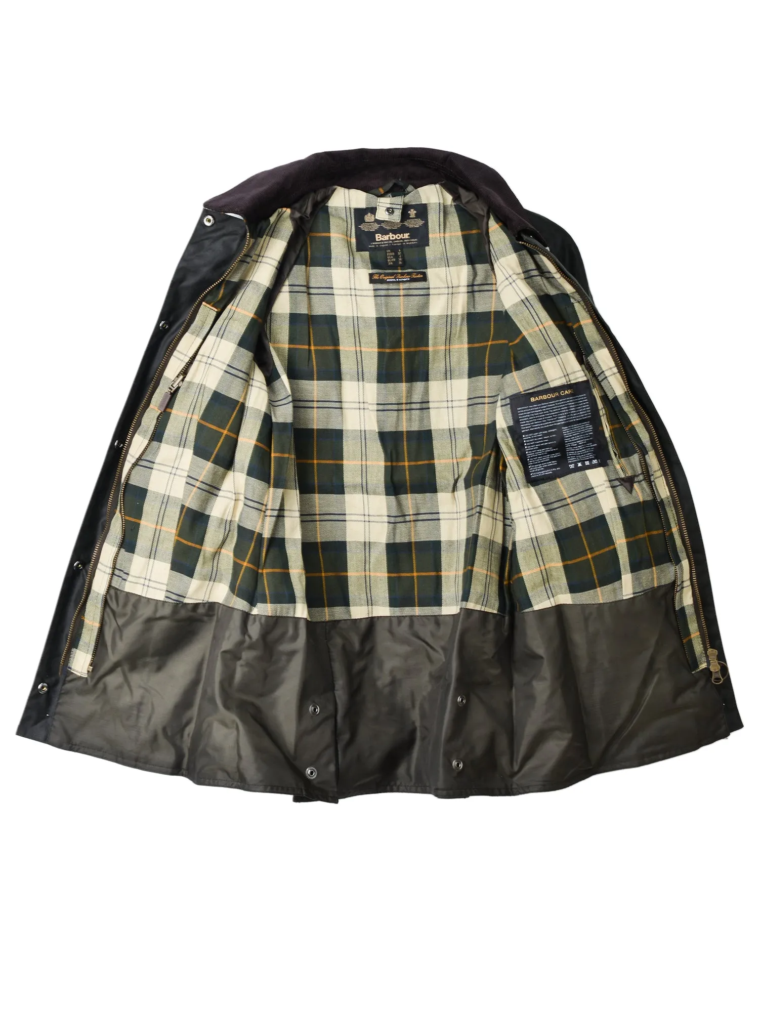 Women Beadnell Wax Jacket_SAGE