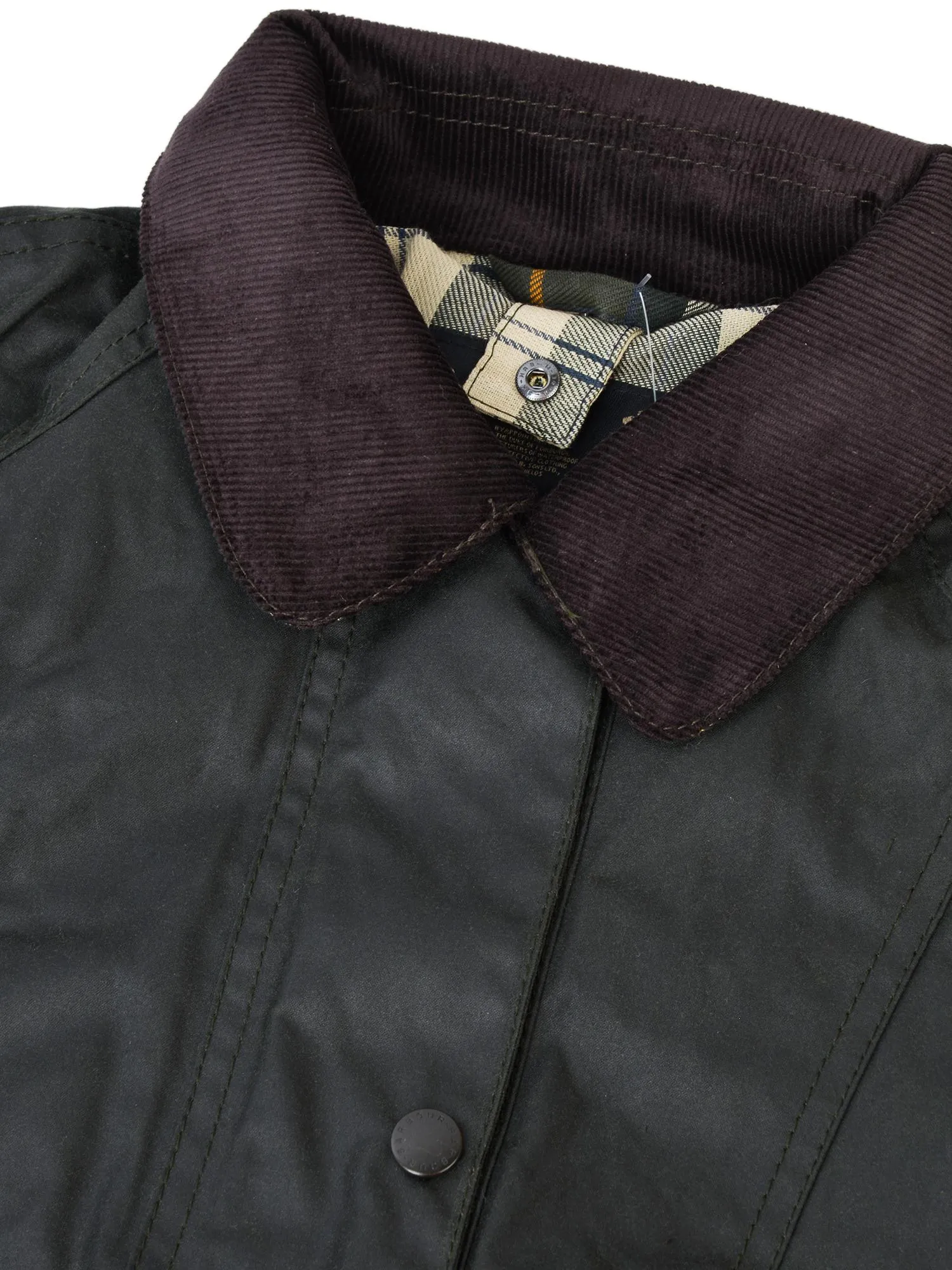 Women Beadnell Wax Jacket_SAGE