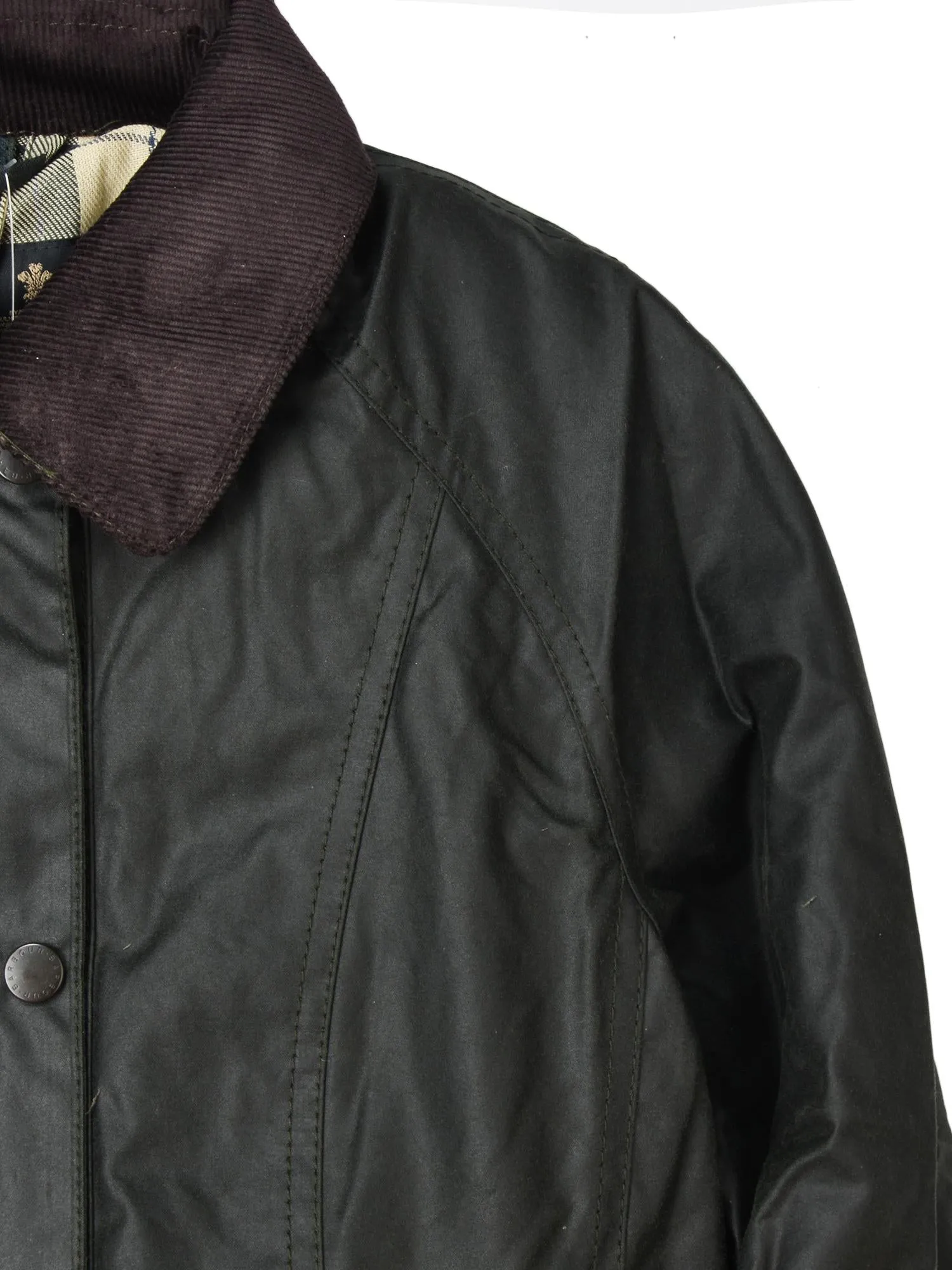Women Beadnell Wax Jacket_SAGE