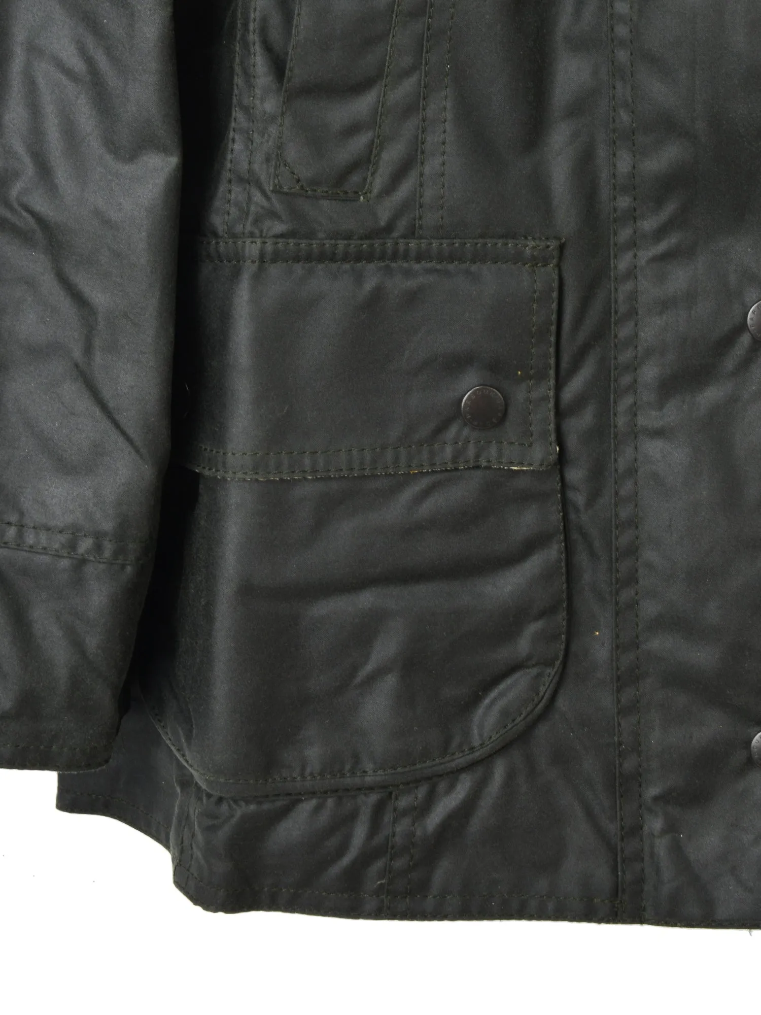 Women Beadnell Wax Jacket_SAGE
